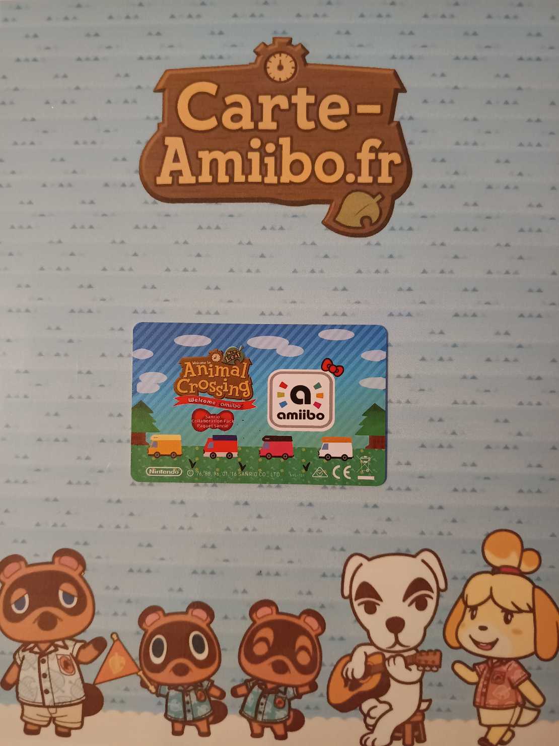 Carte Amiibo série sanrio