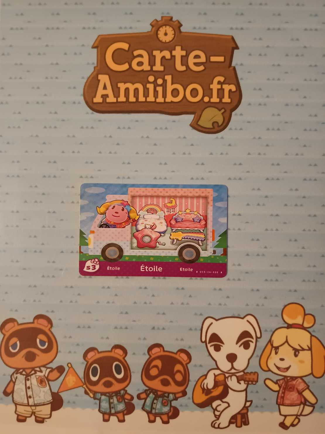 Carte Amiibo Étoile S3 Sanrio 