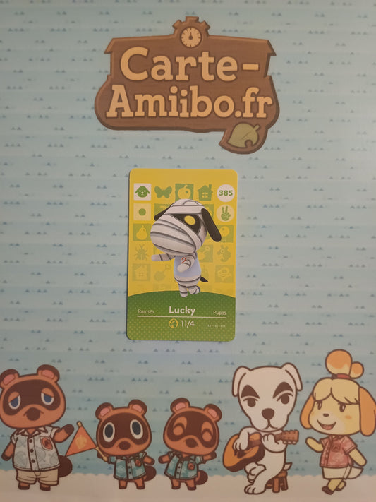 Carte Amiibo Ramsès / Lucky / Pupas 385