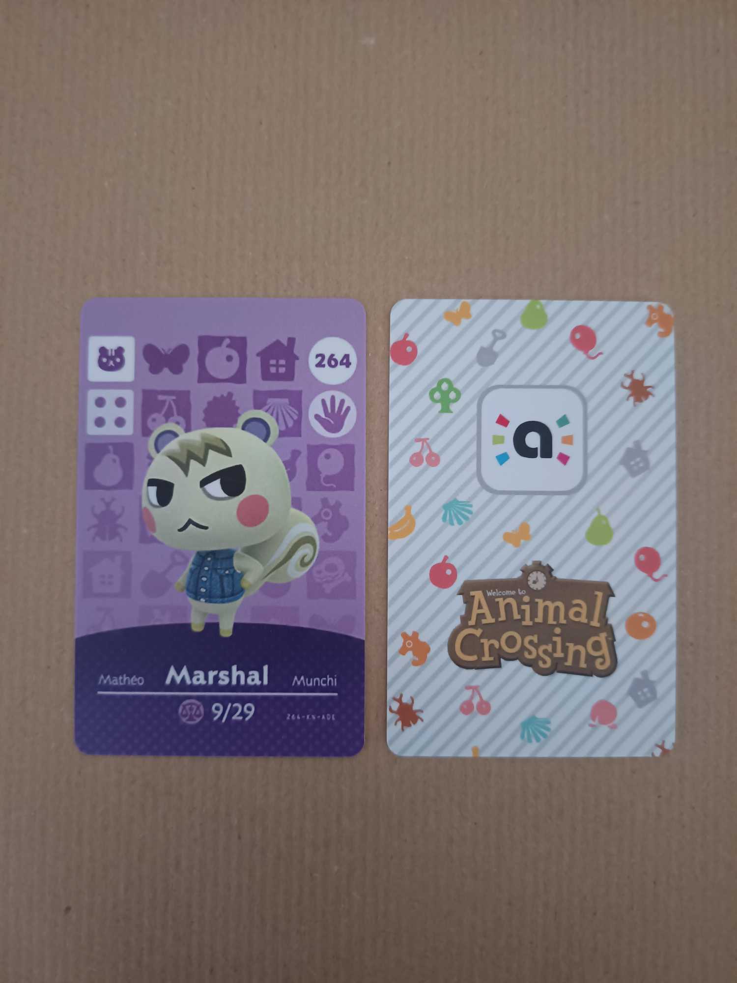 Carte Amiibo Mathéo / Marshall / Munchi 264