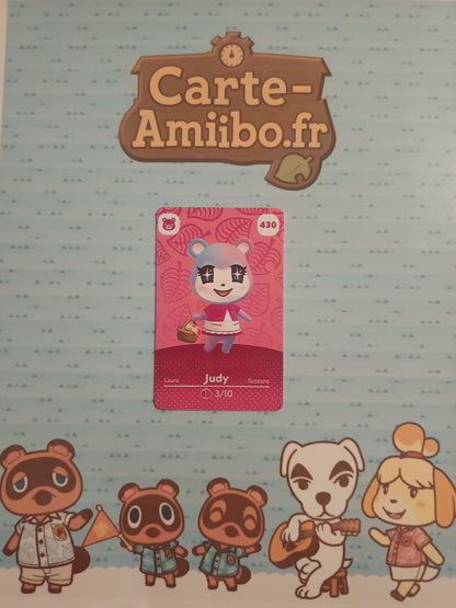Carte Amiibo Laura / Judy / Rosezna 430