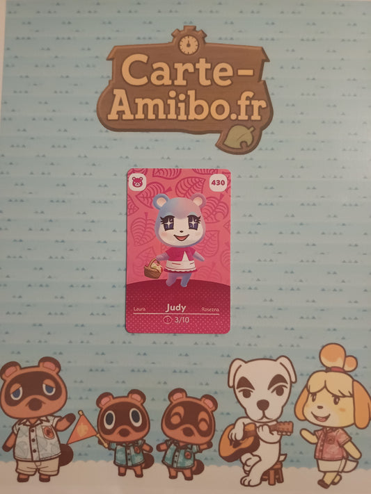 Carte Amiibo Laura / Judy / Rosezna 430