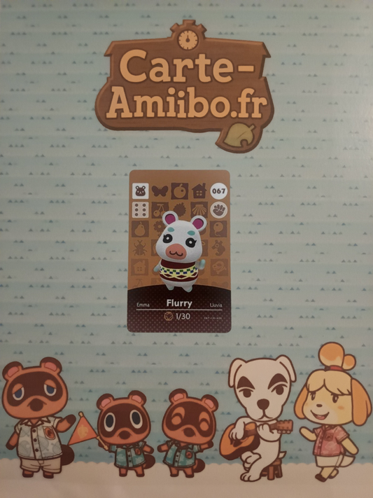 Carte Amiibo Emma / Flurry / Lluvia 067