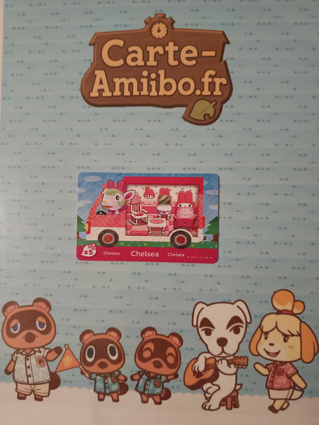 Carte Amiibo Chelsea S5 - Série Sanrio