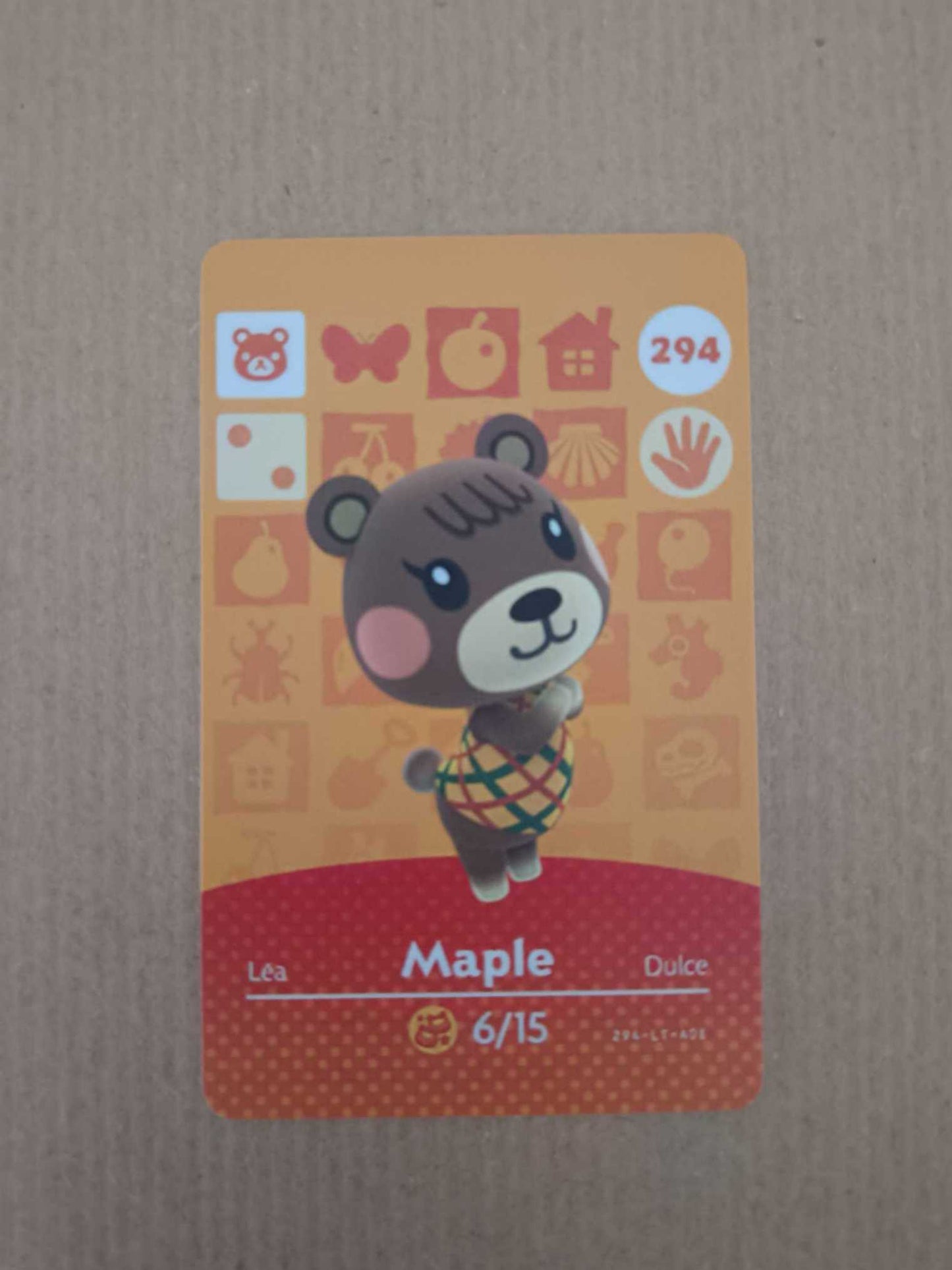 Carte Amiibo Léa / Maple / Dulce 294